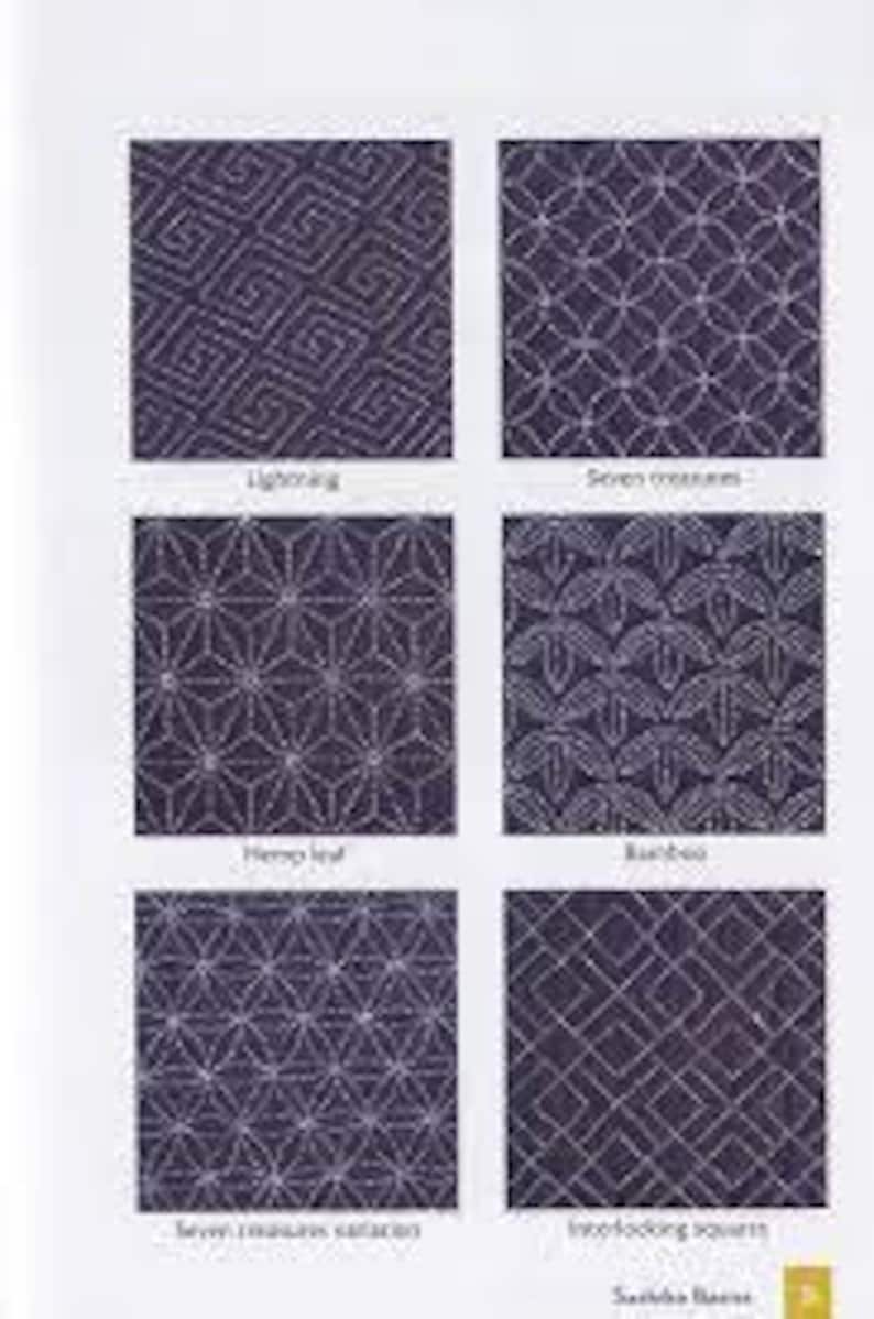 SASHIKO STARTER KIT: Sashiko Guide (Pippen), Fabric, Needles, Thread, Thimble, Threader/Cutter, Transfer Paper Bild 3