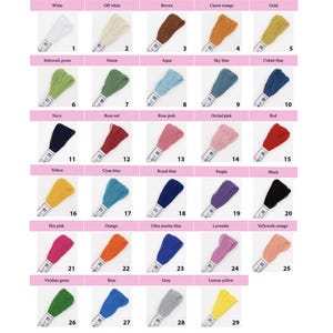 Solid Sashiko Thread (OLYMPUS) 20m skein - 40  Selections - 11 NEW COLORS!