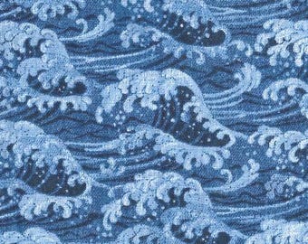 Waves -  100% Cotton Dobby Japanese Fabric