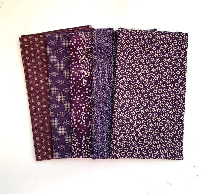 5 Purple Traditional Japanese Designs #740