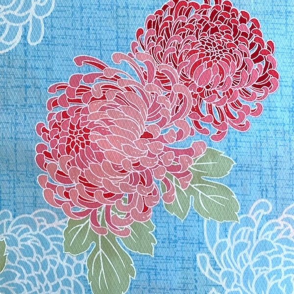 Chrysanthemum Fabric Etsy