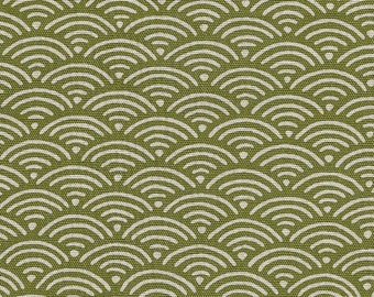 Wave 'Seigaiha' Traditional Japanese Design - GREEN