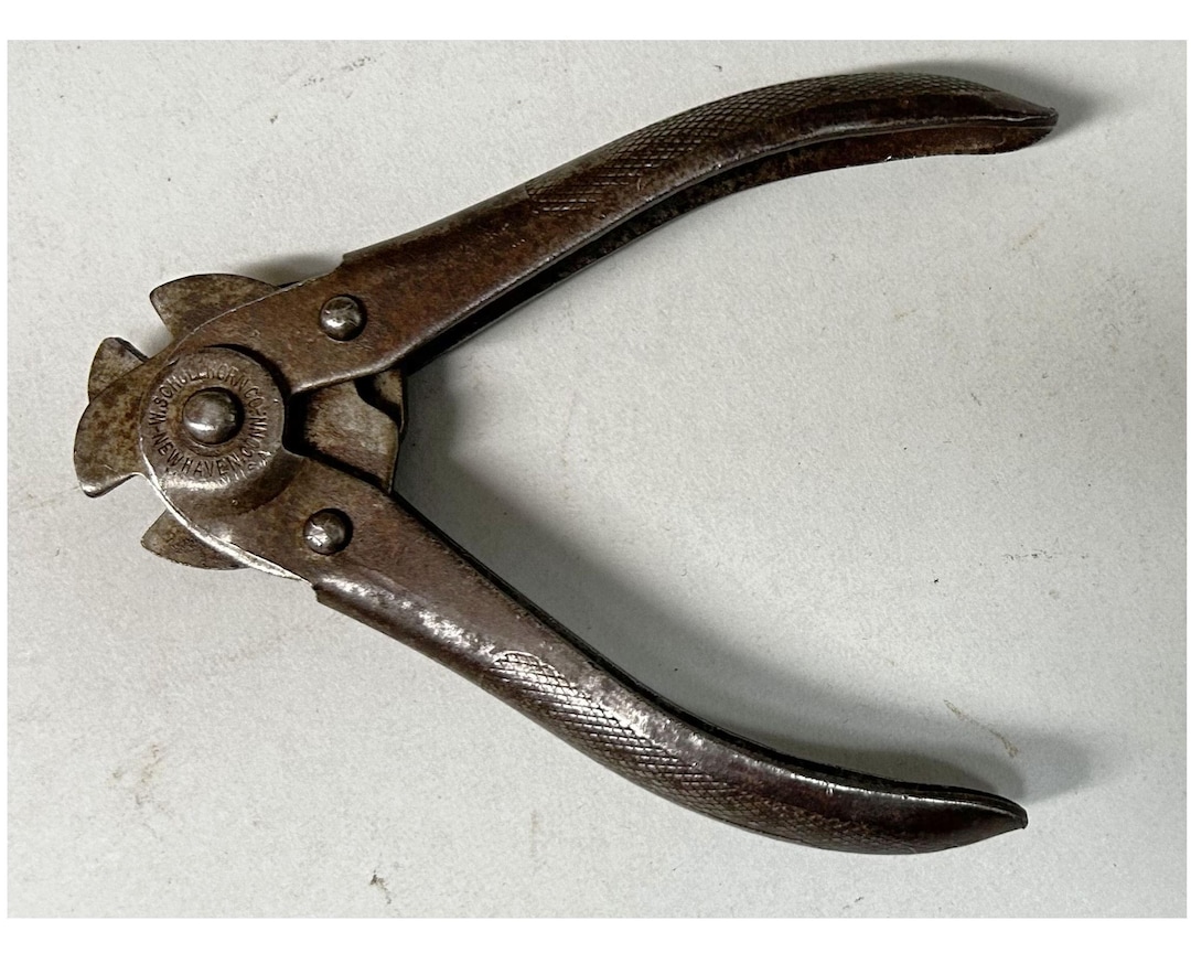 Bernard Dual Wire Cutter Crimper Pliers W. Schollhorn New Haven Conn