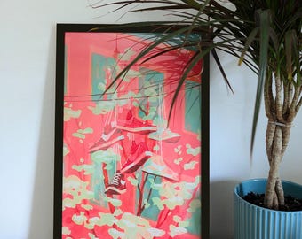 Framed Sneaker Print