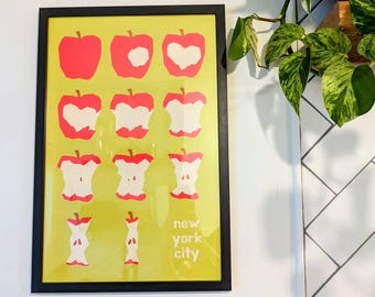 Framed Big Apple Print