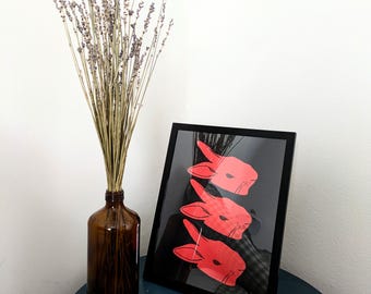 Framed Rabbit Print