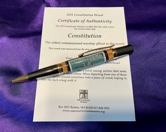 USS Constitution Stamp Ballpoint Pen