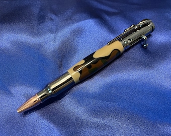 Woodland Camo Bolt Action Ballpoint Pen