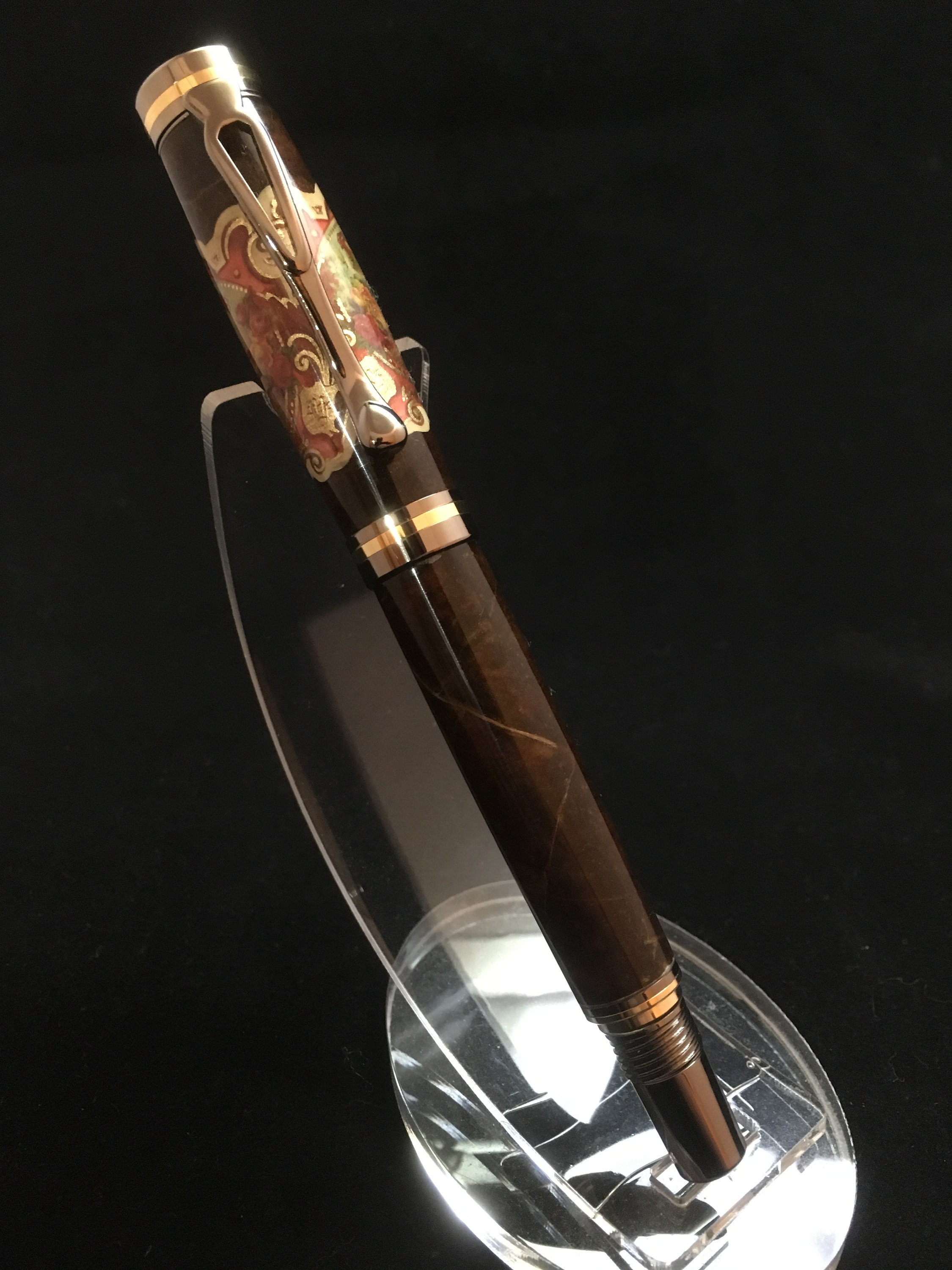 Cigar Pen Real Tobacco Leaf and Cigar Label