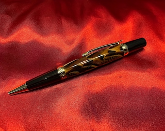 REAL Chinese Ringneck Pheasant Feather Ballpoint Pen