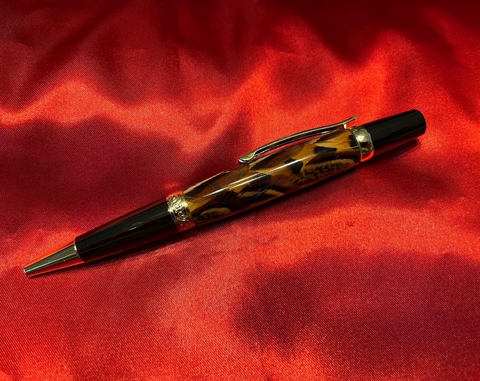 REAL Chinese Ringneck Pheasant Feather Ballpoint Pen
