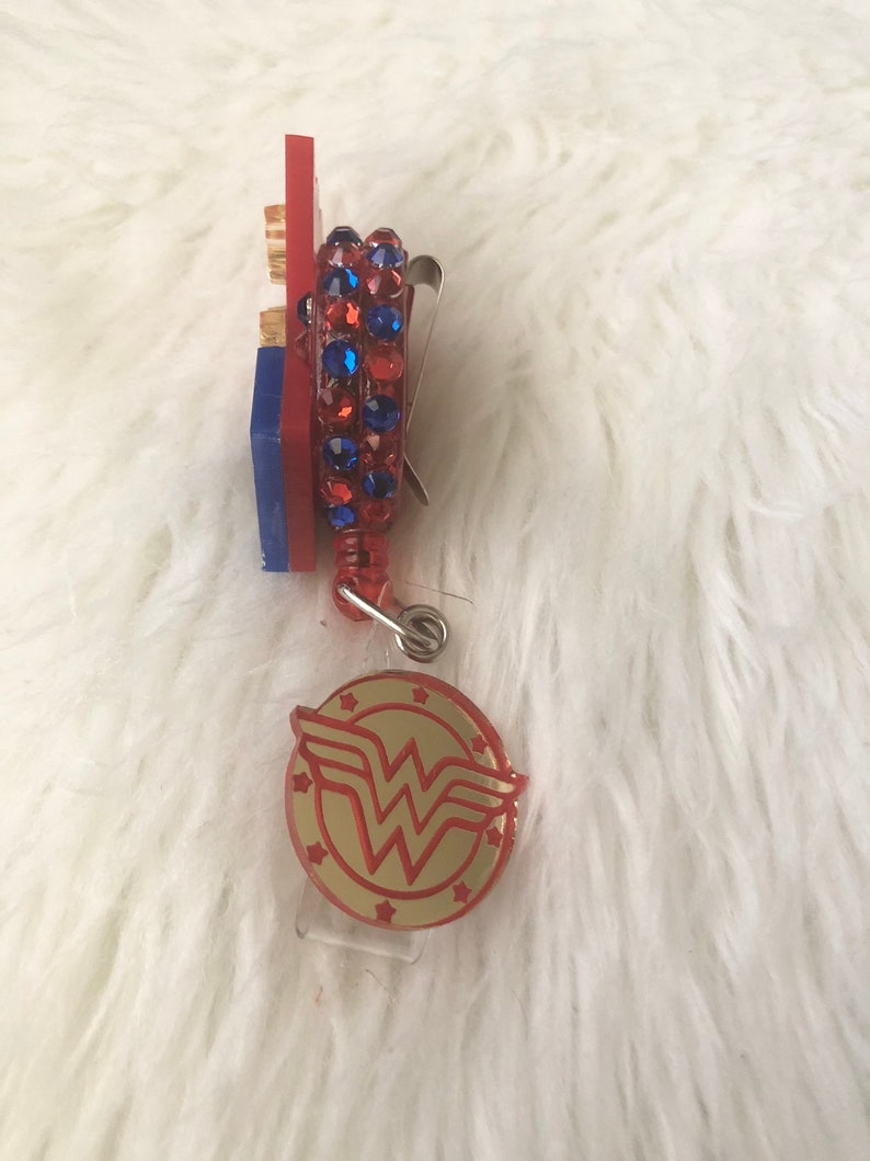 WW Corset and Logo Retractable Badge Reel ID Holder