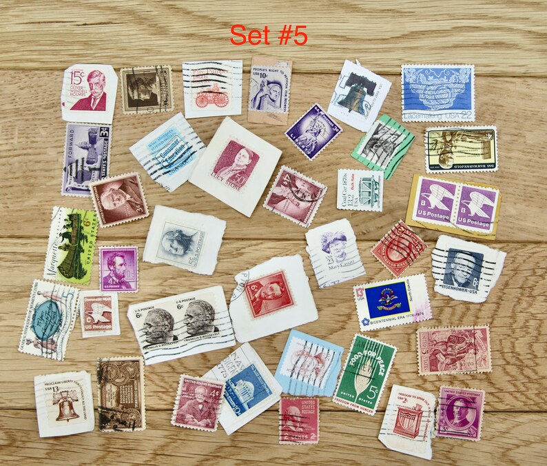 Vintage US Postage Stamps, Assorted Stamps, Choose Yours From Photos ...