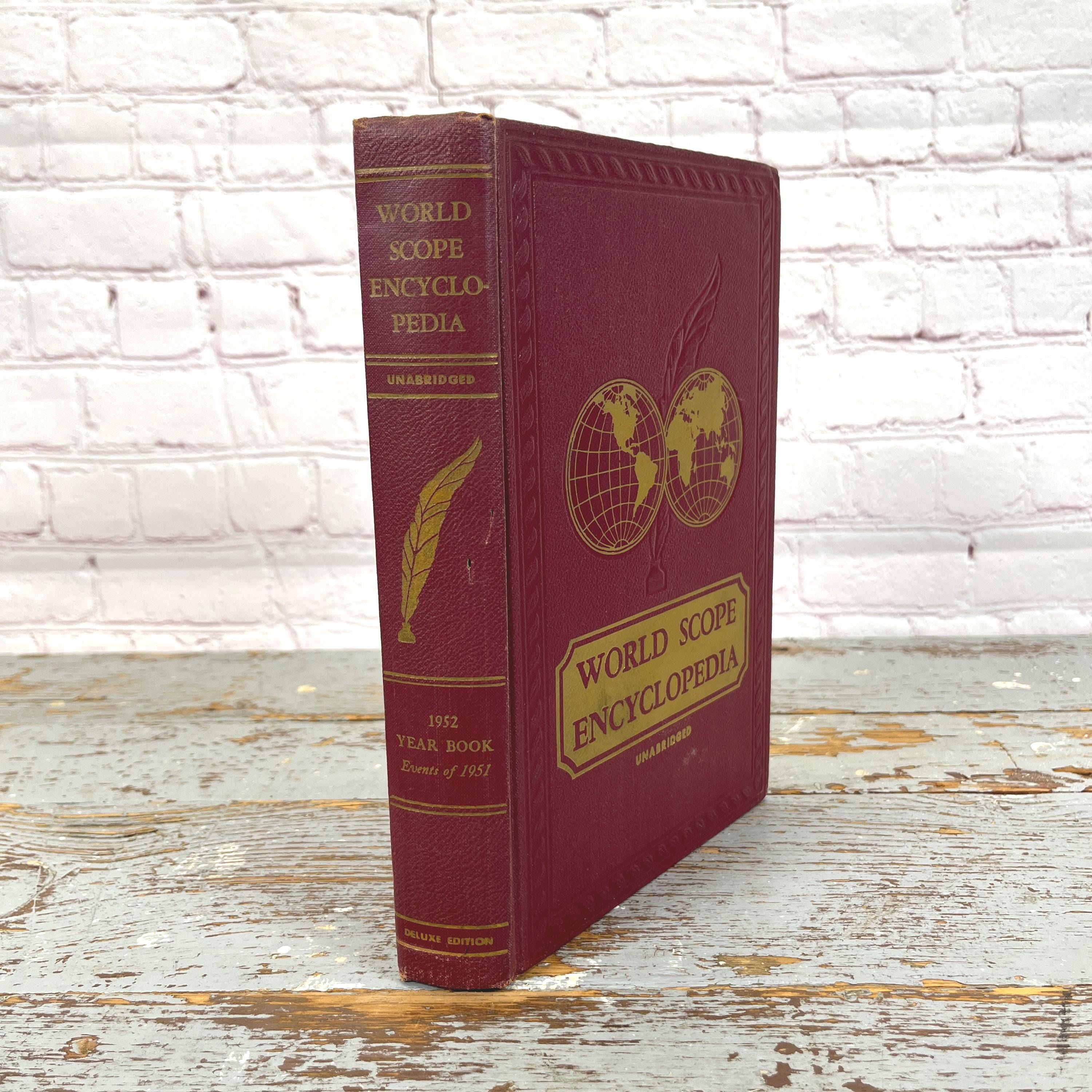 洋書 E.T. World Book Encyclopedia 1952 - Etsy