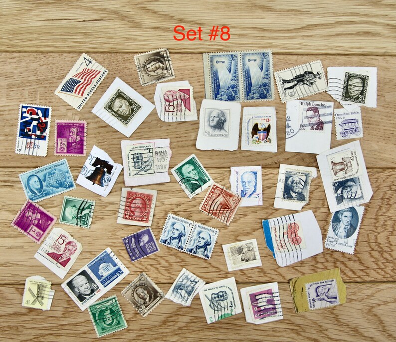 Vintage US Postage Stamps, Assorted Stamps, Choose Yours From Photos ...