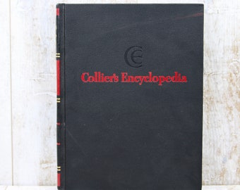 Collier's Encyclopedia 全20巻セット 1953 20 volume set Collier's Encyclopedia black red gold