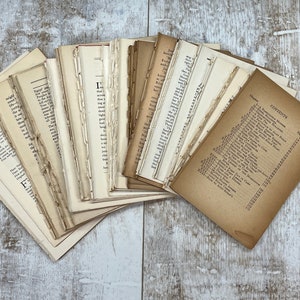 Vintage Book Text Pages, SPECIAL! Assorted, Approx 1 LB, 150+ Pages from 10-12 different bks, Ephemera, Paper Crafts, Junk Journal, Collage