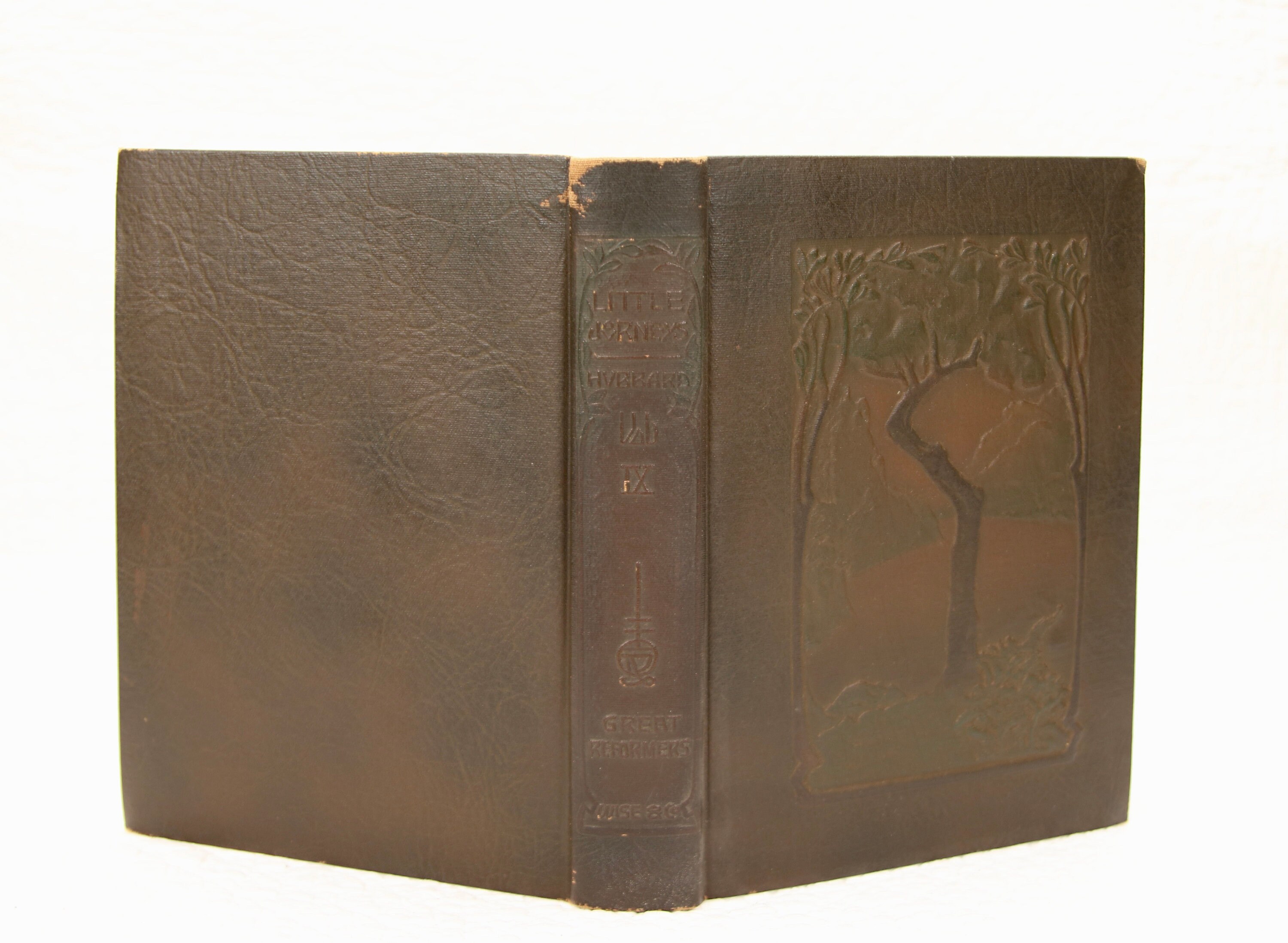 Little Journeys to the Homes of Great Reformers Book, Vol IX, by Elbert Hubbard - Memorial Edition 1916 Printing With Embossed Cover