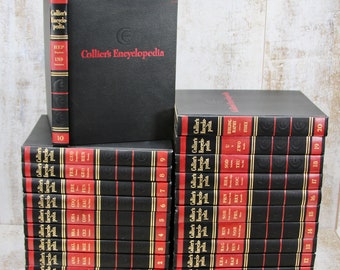 Collier's Encyclopedia 1958 Editions, Each Volume Sold Separately