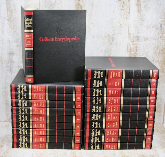 Collier's Encyclopedia 1958 Editions, Each Volume Sold Separately