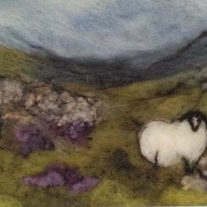 Needle Felting Kit - Moorland. With hand dyed and natural coloured fleece