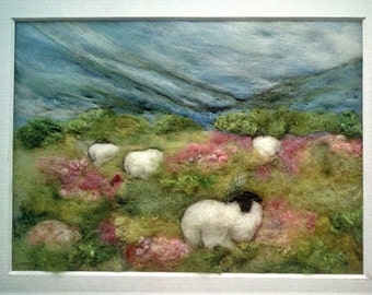 Needle Felting Kit - Sheep in the Meadow