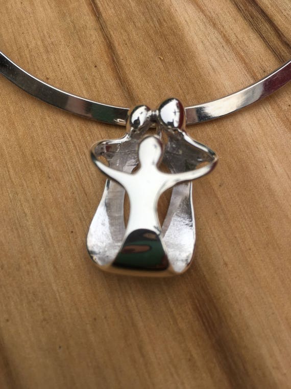 シルバーファミリーペンダント - Etsy 日本