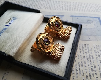 Vintage Jewelry Set Cufflinks and Tie Pin Soviet Vintage,Sea Lord Cufflinks