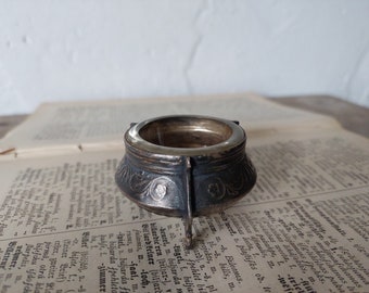 Antique small cup Melchior spice cup Salt Paper or Mustard Jar spice jar small cup tiny cap