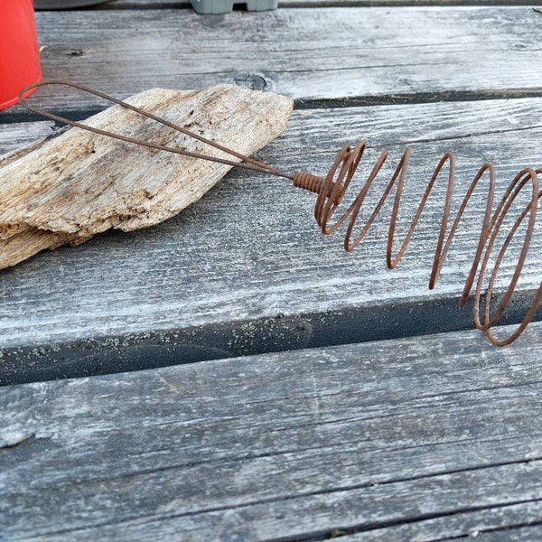 Antique French egg beater hand whisk rustic hand mixer kitchen Utensils Rustic Farmhouse Primitive Tool collectibles instrument