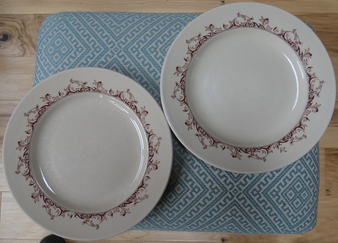 Vintage Mayer Curtis Pattern China Restaurant Ware Set of 2 -lunch ...