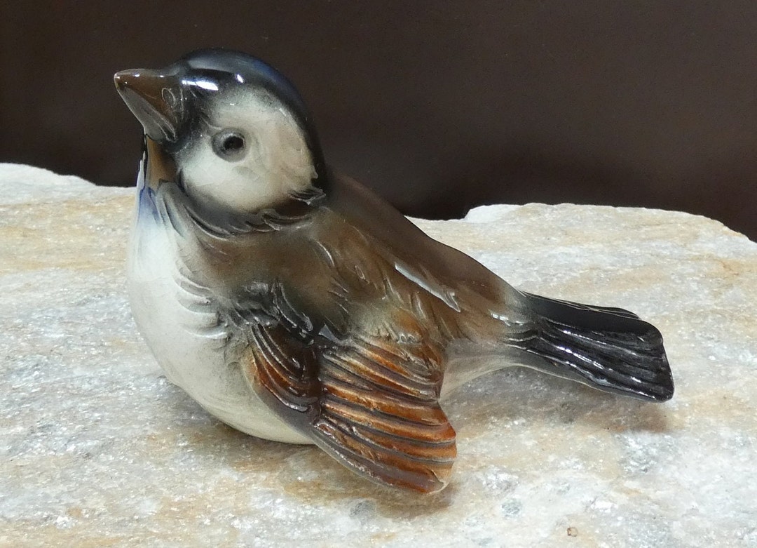 Sweet Vintage Goebel Bird Figurine CV72 Sparrow Songbird Etsy