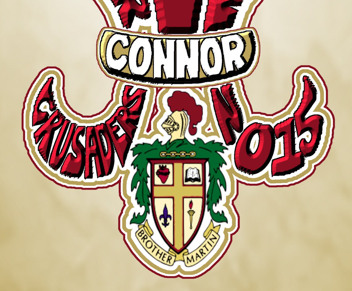 Brother Martin High School Personalized Graduation Gift Fleur Etsy