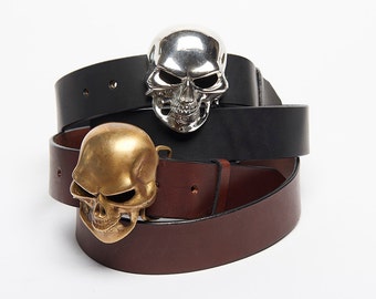 Bridget Shuster 2004 Skull Belt • Gold Studded Leather With  display picture 1