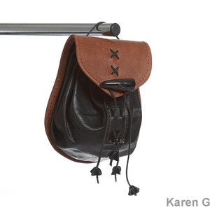 Discounted Sale, Leather Medieval Belt Pouch, Dungeons And Dragons, Leather Dice Pouch