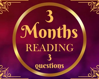 Lettura psichica di carte zingare di 3 mesi con domande, NON AI, consegna in 24 ore, lettura cieca su amore e futuro professionale per i prossimi 3 mesi