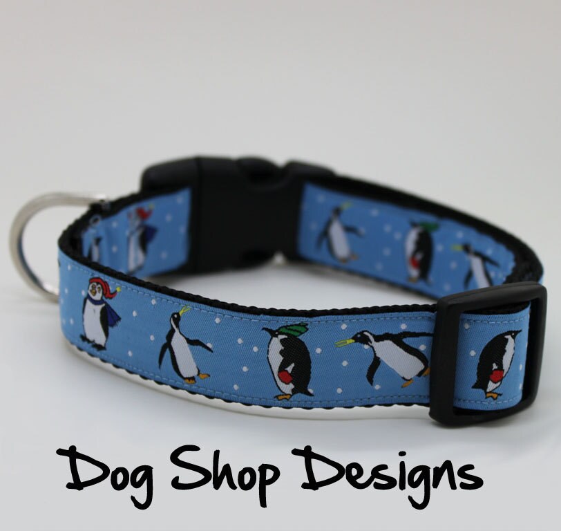 penguin dog collar