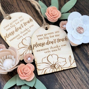 Do Not Touch Baby Car Seat Tag | Baby Safety Warning | Infant Car Seat Reminder | Baby Shower Gift | Newborn Travel Essential