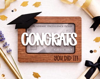 Graduation Gift Card Holder SVG | Laser Cut Money File (digital ...