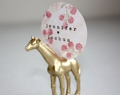 Place Cards/Gold Animal Escort/Seating Cards/Place Cards/Wedding/Engagement Party/Bridal Shower/Baby Shower - Set of 10