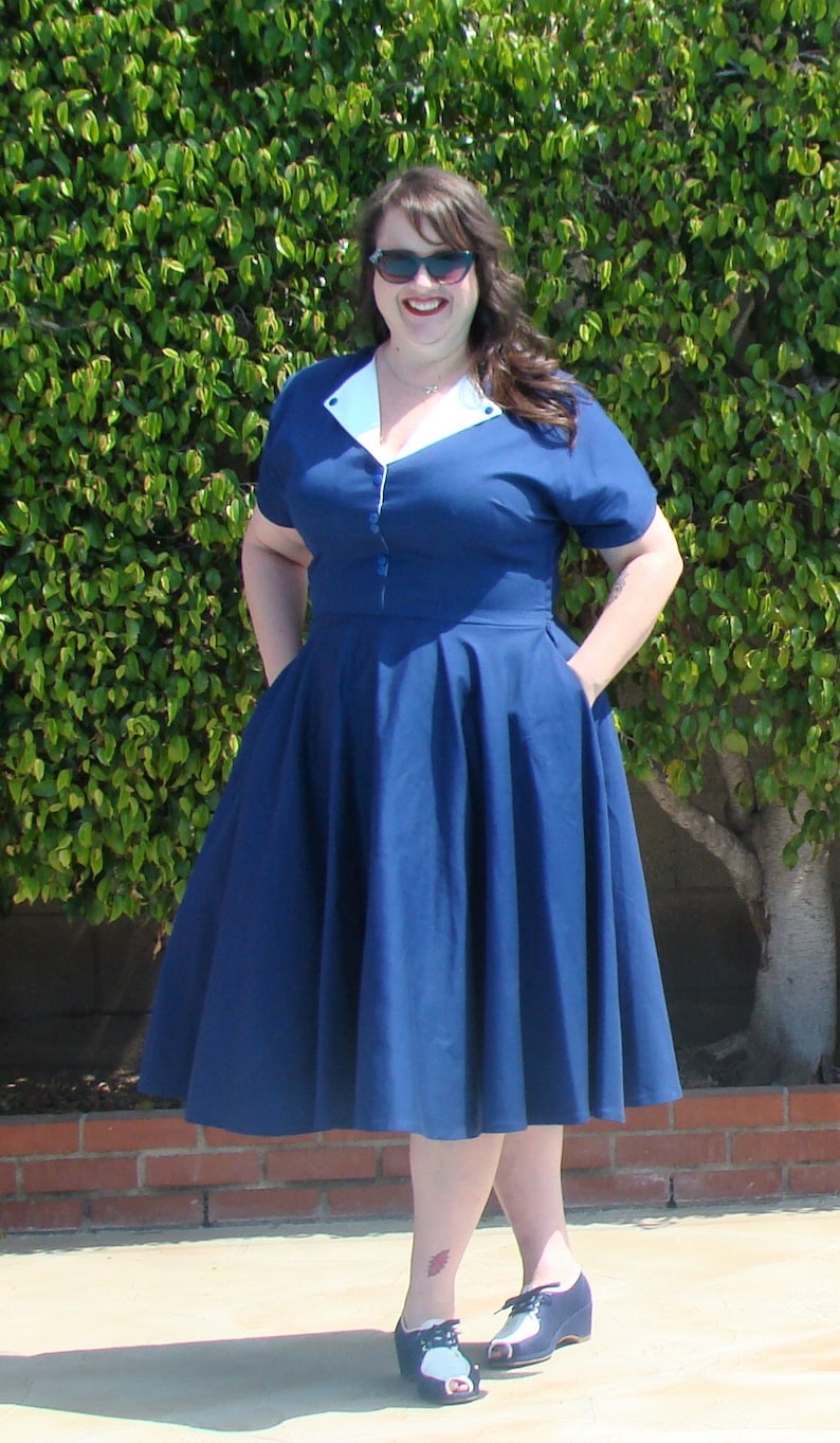 1950S Plus Size Dresses, Swing Dresses