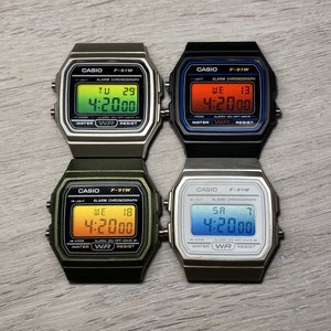 Casio F91w Etsy Denmark