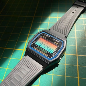 Casio F-91W Gradient Filter Screen afbeelding 2