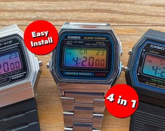 Casio F-91W Gradient Filter Screen