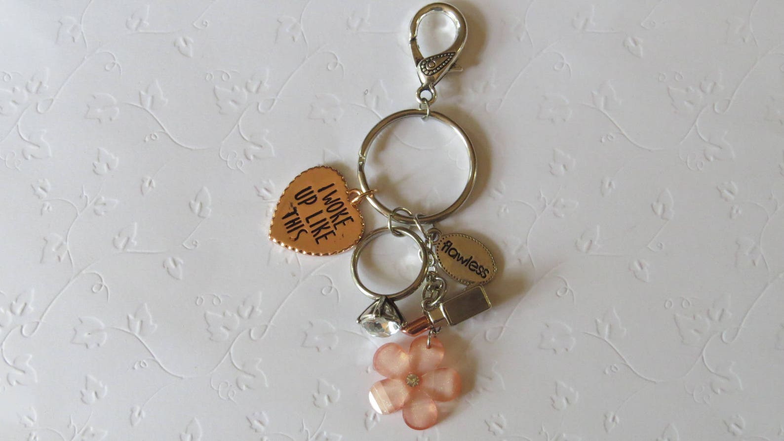 Key Chains Charm Key Chain Purse Charm Bag Charm I Woke Up Etsy