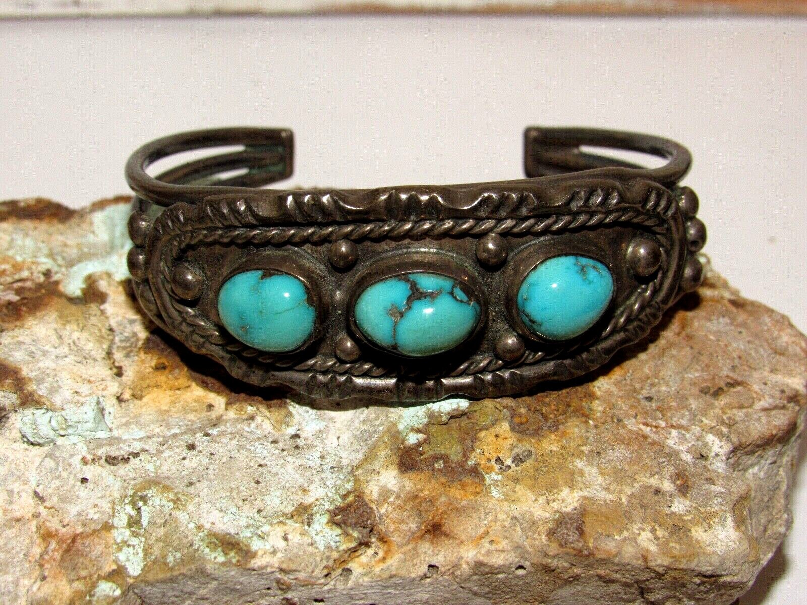 Old pawn shop turquoise bracelets