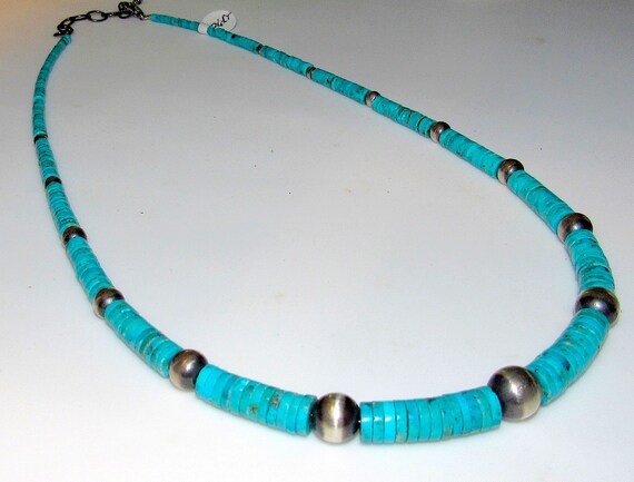 Navajo Rolled Kingman Turquoise 