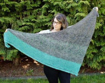 Crochet shawl pattern, crochet wrap pattern, oversized shawl pattern, crochet triangle scarf pattern, textured shawl, sock weight,
