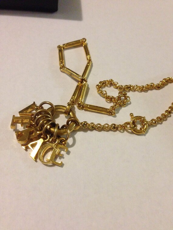 1990s Vintage Gianni Versace Letters 