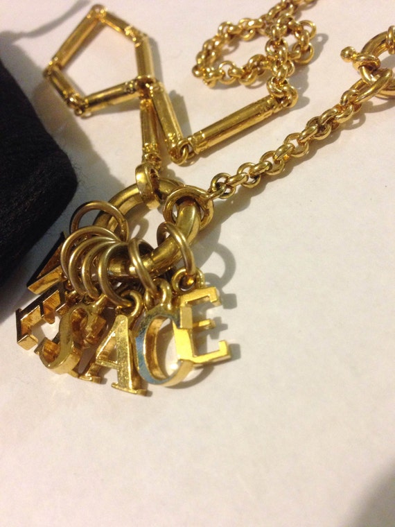1990s Vintage Gianni Versace Letters 